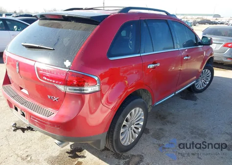 2011 Lincoln Mkx z USA, uszkodzony, nr VIN 2LMDJ6JKXBBJ13019
